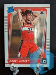 2021-22 Panini Donruss Optic Corey Kispert Rated Rookie #183 Wizards Base RC